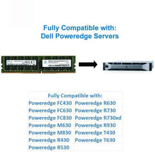Cargar imagen en el visor de la galería, 16GB (1x16GB) Server Memory Upgrade Compatible for Dell Poweredge, Dell Precision &amp; HP Proliant Servers DDR4 2133MHz PC4-17000 ECC Registered Chip 2Rx4 CL15 1.2V DRAM RAM-FoxTI
