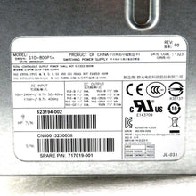 Load image into Gallery viewer, HP Z620 Workstation 800W Switching Power Supply 717019-001 623194-002 S10-800P1A-FoxTI
