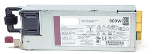 Source HP POWER SUPPLY 800W AC 100-240V PLATINUM FOR HPE DL360 DL380 GEN10 866730-001