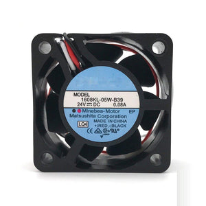 1608KL-05W-B39 24V 0.07/0.08A 4CM 3Wire FANUC special 4020 Cooling fan, cpu cooler heatsink axial 4020 Cooling Fan (0.07A)-FoxTI