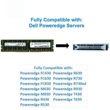 Carregar imagem no visualizador da galeria, 16GB (1x16GB) Server Memory Upgrade Compatible for Dell Poweredge, Dell Precision &amp; HP Proliant Servers DDR4 2133MHz PC4-17000 ECC Registered Chip 2Rx4 CL15 1.2V DRAM RAM-FoxTI
