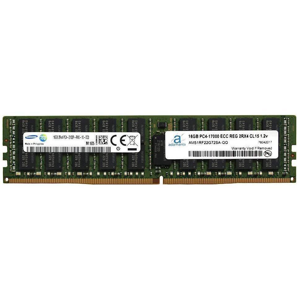 16GB (1x16GB) Server Memory Upgrade Compatible for Dell Poweredge, Dell Precision & HP Proliant Servers DDR4 2133MHz PC4-17000 ECC Registered Chip 2Rx4 CL15 1.2V DRAM RAM-FoxTI