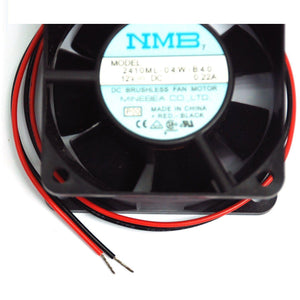 1pc NMB DC Fan 2410ML-04W-B40 6x6x2.5cm 12V 0.22A 4550rpm 19.4cfm 31dBA Cooler-FoxTI