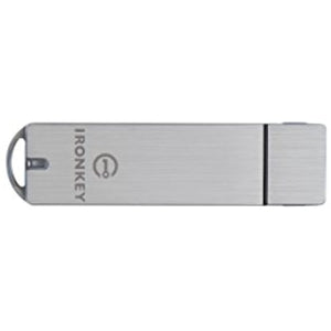 Kingston IronKey Basic S1000 Encrypted Flash Drive IKS1000B/4GB Pendrive - MFerraz Tecnologia