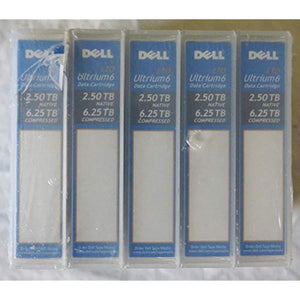 Dell LTO-6 Tape 2.5tb/6.25tb, Dell Lto-6 Ultrium, Part # 342-5450/ 3w22t - MFerraz Tecnologia