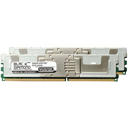 8GB 2X4GB Memory RAM for Dell PowerEdge 1955, 1950, 2950, 2900, 1900 240pin PC2-5300 667MHz DDR2 FBDIMM Memory Module Upgrade - MFerraz Tecnologia