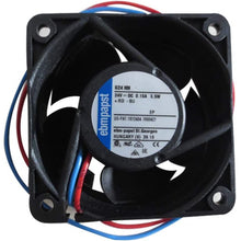 Load image into Gallery viewer, 624HH Axial Fan, Square, 24V, DC, 2-3/8&quot; Square
