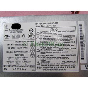 HP RP5000 RP5700 PS-6241-02HC 240W Power Supply PSU 445771-001 445102-001 - MFerraz Tecnologia