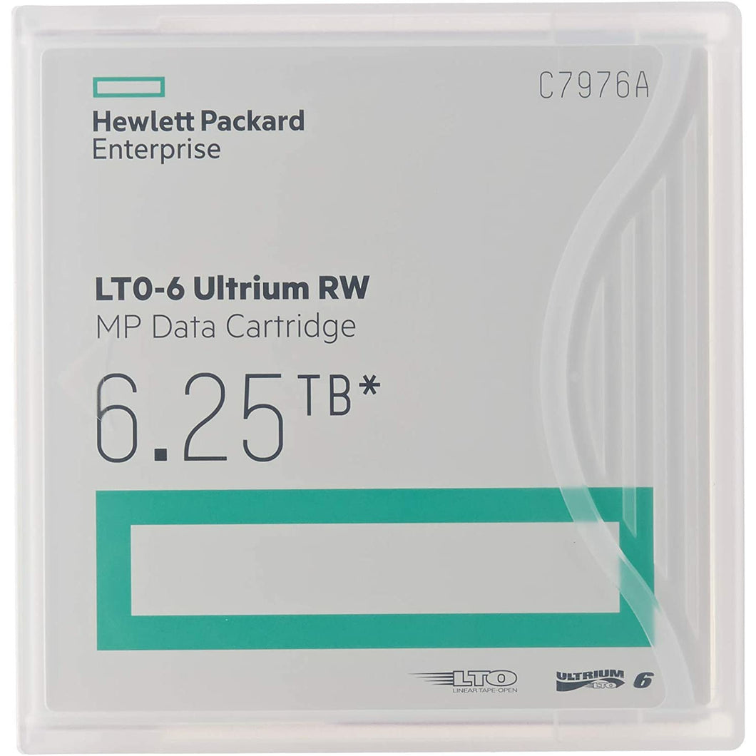 Hp C7976A LTO 6 Ultrium (2.5/6.25 TB) MP RW Data Cartridge Fita - MFerraz Tecnologia