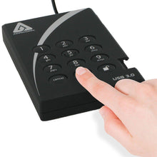 Carregar imagem no visualizador da galeria, Apricorn Aegis Padlock 1 TB USB 3.0 256-bit AES XTS Hardware Encrypted Portable External Hard Drive (A25-3PL256-1000)-FoxTI
