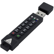 Carregar imagem no visualizador da galeria, Apricorn Aegis Secure Key 3Z 8GB 256-bit AES XTS Hardware Encrypted FIPS 140-2 Level 3 Validated Secure USB 3.0 Flash Drive (ASK3Z-8GB)-FoxTI
