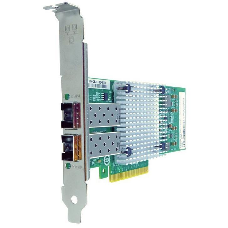 Axiom 718904-B21-AX Network adapter - PCIe 2.0 x8 - 10 Gigabit SFP+ x 2 - for HPE ProLiant DL360p Gen8, DL380 Gen9, DL380p Gen8-FoxTI