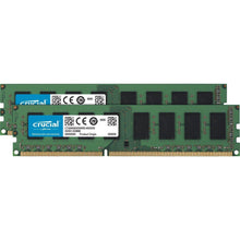 Carregar imagem no visualizador da galeria, Crucial 8GB Kit (4GBx2) DDR3L 1600 MT/s (PC3L-12800) Unbuffered UDIMM Memory CT2K51264BD160B-FoxTI
