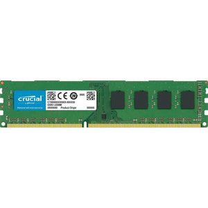 Crucial 8GB Kit (4GBx2) DDR3L 1600 MT/s (PC3L-12800) Unbuffered UDIMM Memory CT2K51264BD160B-FoxTI
