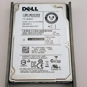 Dell 463-7475 1.2TB 10K SAS 2.5" 12Gb/s Hard Drive with 13TH Generation Tray-FoxTI