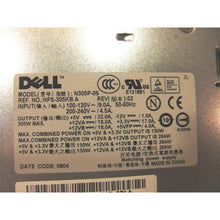Carregar imagem no visualizador da galeria, Dell Optiplex Genuine Original 305W Power Supply NPS-305KB A N305P-06 C248C OEM-FoxTI

