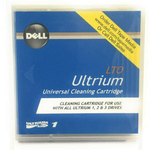 DELL Ultrium LTO Universal Cleaning Cartridge, Part # 01X024 for LTO-1, LTO-2, LTO-3, LTO-4 &amp; LTO-5 Ultrium Drives-FoxTI