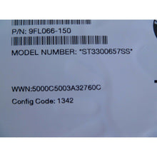 Load image into Gallery viewer, DELL/SEAGATE 15K.7 ST3300657SS 300GB SAS HARD DRIVE P/N:9FL066-150 F/W:ES64 33006000057-FoxTI
