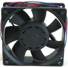 Carregar imagem no visualizador da galeria, Delta AFB1212SHE-CF00 120 x 120 x 38mm Cooling Fan, 190.48 CFM, 55.5 dBA, 4100 RPM, 1.6A, 3 pin Tach-FoxTI
