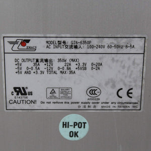 EMACS GIN-6350P Hot Swap Power Supply 350W Fonte-FoxTI