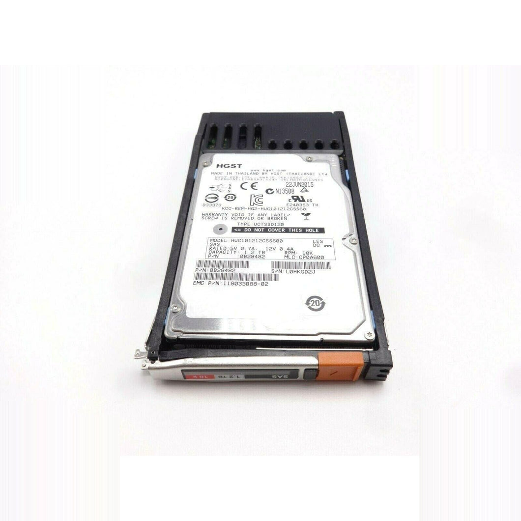EMC 118033088-02 1.2TB 10K 6Gbps 2.5