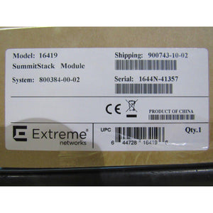 Extreme Networks SummitStack Module 16419 644728164196-FoxTI