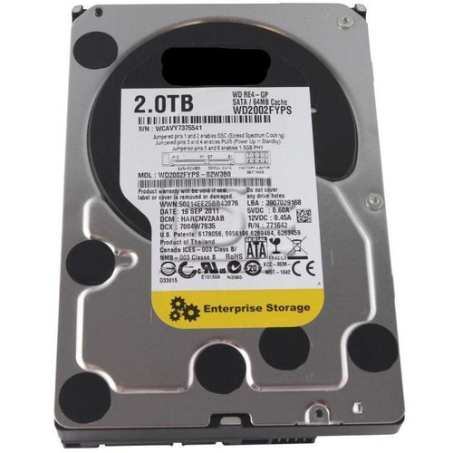 HD 2TB SATA 5.4k RPM LFF 3.5
