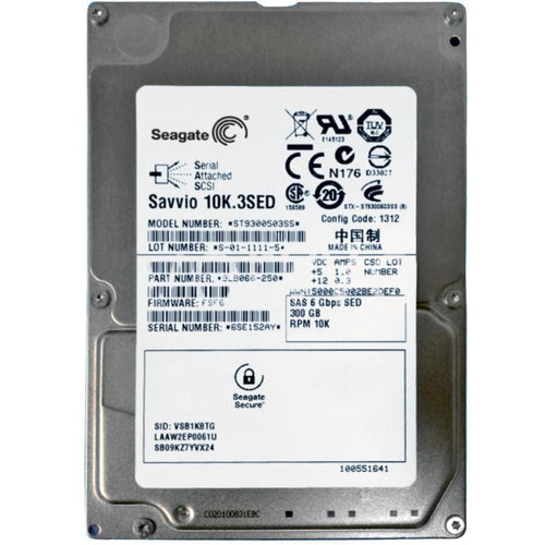 HD 300GB SAS 10k RPM 2.5