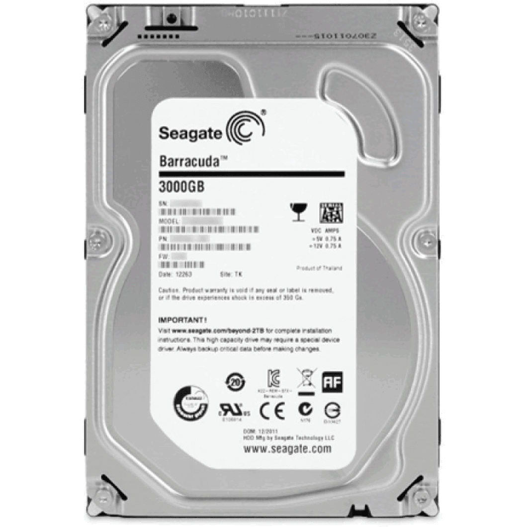 HD 3TB SATA 7.2k RPM 3.5
