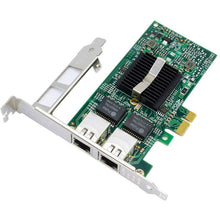 Load image into Gallery viewer, Intel 82576 Chip E1G42ET 1.25G Gigabit PCI Express 2.0 X1 Ethernet Converged Network Adapter (NIC), Dual RJ45 Copper Ports-FoxTI
