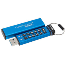 Load image into Gallery viewer, Kingston Digital 16GB DT2000 Keypad USB 3.0 ,256bit AES Hardware Encrypted (DT2000/16GB)-FoxTI
