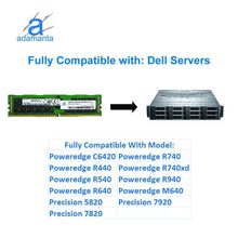 Load image into Gallery viewer, Memoria 16GB (1x16GB) Server Memory Upgrade Compatible Dell Poweredge, Precision &amp; HP Proliant Servers Samsung Original DDR4 2666MHZ PC4-21300 ECC Registered Chip 2Rx4 CL19 1.2v DRAM RAM-FoxTI
