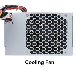 N375P-00 L375P-00 375W Power Supply Replacement for Dell Dimension 9100 9150 9200 E510 E520 XPS 400 410 420 430 Precision Workstation 380 390 T3400 Desktop (DT) Systems N375E-01 KH624 K8956-FoxTI