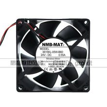 Cargar imagen en el visor de la galería, NMB-MAT 3615KL-05W-B60 24V 0.55A 92*92*38MM 9CM Inverter Cooling Fan-FoxTI
