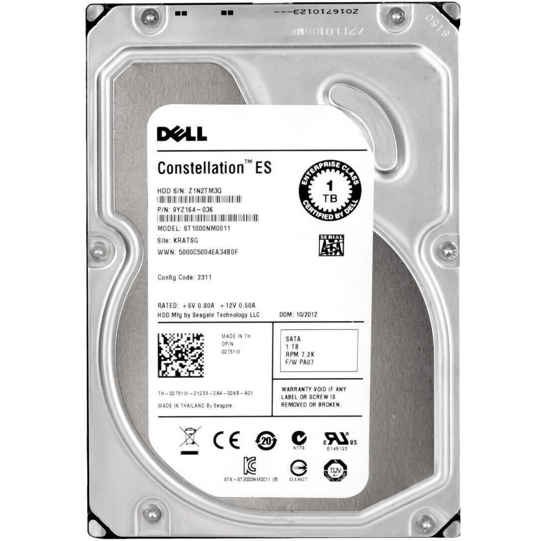 HD 1TB SATA 7.2k RPM 3.5
