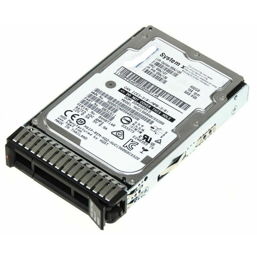 Disco duro IBM 00AJ126 00AJ130 00AJ127 600GB 15K 6G 2.5