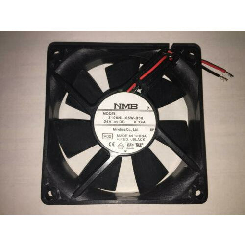 Cooler NMB Fan 3108NL-05W-B50 DC24V 0.19A With Brushless Motor, 2 Wire - MFerraz Tecnologia