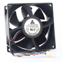 Carregar imagem no visualizador da galeria, AFC0912DF 12V 1.43A 17.16W 4500 RPM 9032 9CM Double Ball 4-Wire PWM Fan
