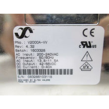 Load image into Gallery viewer, V2000A-VV Rectifier 200-240VAC 13.8-11.5A IN, 42-56VDC 0-40A OUT - MFerraz Technology ITFL
