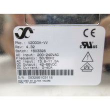 Carregar imagem no visualizador da galeria, V2000A-VV Rectifier 200-240VAC 13.8-11.5A IN, 42-56VDC 0-40A OUT - MFerraz Technology ITFL
