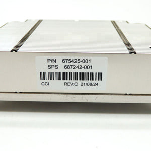 HP Proliant DL320e Gen8 CPU Heatsink Assembly 675425-001 687242-001 - mferraz.com