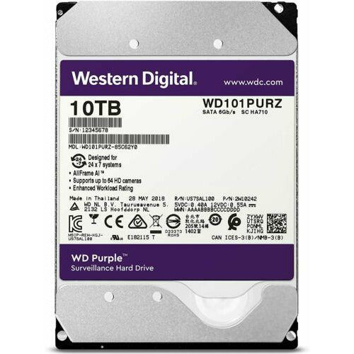 WD Purple WD121PURZ 12TB Surveillance 7200 RPM 3.5