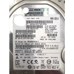 Disco 694374-B21 HPE 4TB 3G SATA 7.2K RPM LFF 3.5" MIDLINE 694534-001 695996-003 - MFerraz Tecnologia