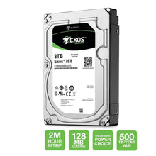 Carregar imagem no visualizador da galeria, Seagate Exos 7E8 8TB 512e SATA 256MB Cache 3.5-Inch Enterprise Hard Drive (ST8000NM0055)-FoxTI
