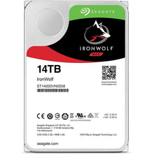 Cargar imagen en el visor de la galería, Seagate (ST14000VN0008) IronWolf 14TB NAS Internal Hard Drive HDD – 3.5 Inch SATA 6Gb/s 7200 RPM 256MB Cache for RAID Network Attached Storage-FoxTI
