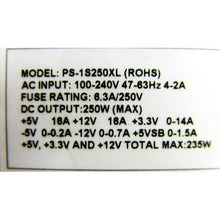 Cargar imagen en el visor de la galería, T-WIN PS-1S250XL Power Supply 250W Fonte-FoxTI
