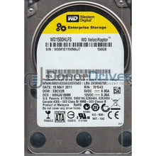 Load image into Gallery viewer, WD1500HLFS-01G6U4, DCM EBCV2B, Western Digital 150GB SATA 2.5 Hard Drive-FoxTI
